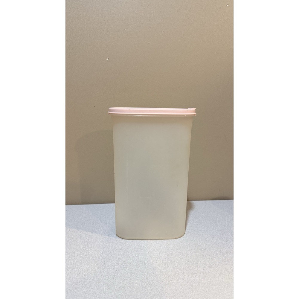 Tupperware Modular Mates 12¼ Cup 2.9L Oval Container Pink Pour Spout Lid - Picture 8 of 8